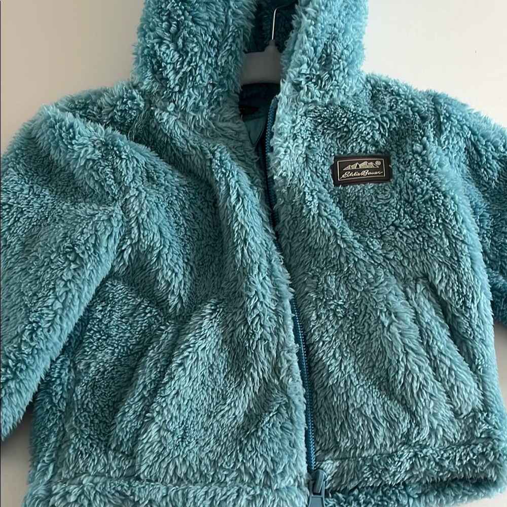 Eddie Bauer Blue Puffer Jacket Cozy Warmth